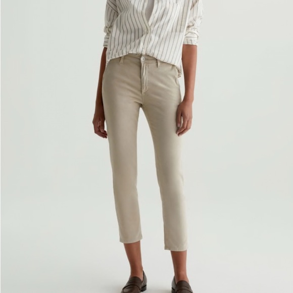 Adriano GoldSchmied  Caden Khaki Tailored Trouser - 25 - Picture 1 of 6